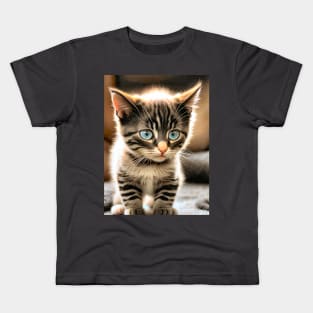 Cute Funny Kittens Beautiful Cats Kids T-Shirt